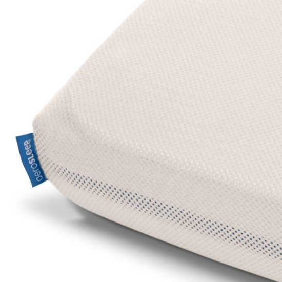 Slika Plahta s gumicom za dječji krevet 60x120cm Almond bež AeroSleep