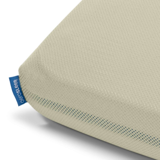 Slika Plahta s gumicom za dječji krevet 60x120cm maslinasto zelena AeroSleep