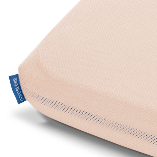 Slika Plahta s gumicom za dječji krevet  60x120cm roza AeroSleep