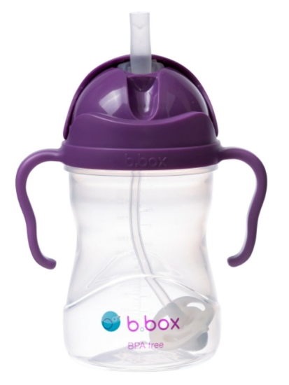 Slika Sippy cup bočica sa slamkom -  grape b.box