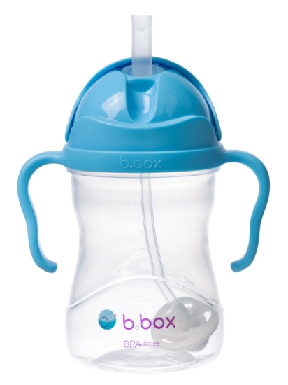 Slika Sippy cup bočica sa slamkom - blueberry b.box