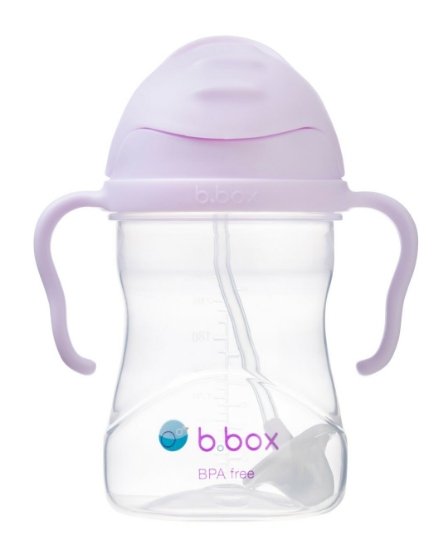 Slika Sippy cup bočica sa slamkom - boysenberry b.box