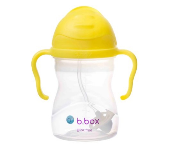 Slika Sippy cup bočica sa slamkom - lemon b.box