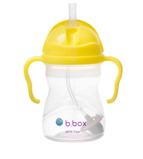 Slika Sippy cup bočica sa slamkom - lemon b.box