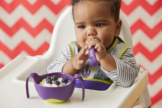 Slika Zdjelica sa slamkom - boysenberry b.box