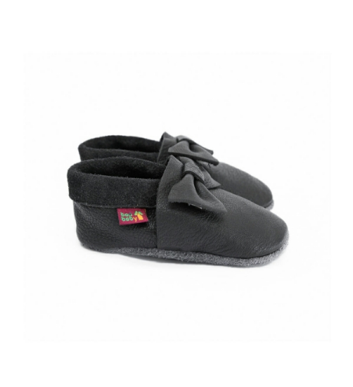 Slika Baobaby Mekane dječje cipelice, Piruetice, Black, XS