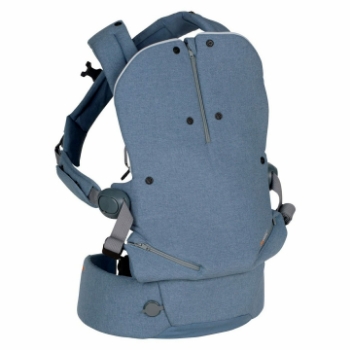 Slika BeSafe nosiljka Haven Cloud Premium Leaf, sivoplava