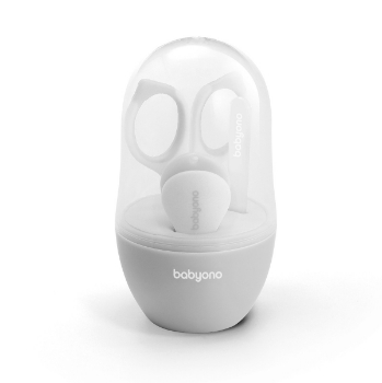 Slika Set za dječju manikuru u kutijici sivi BabyOno