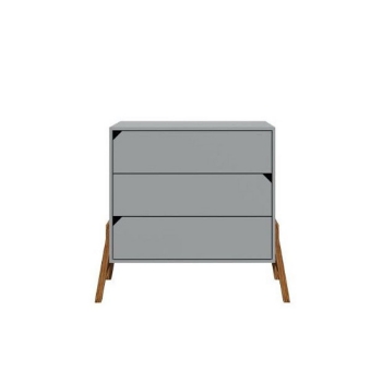 Slika Komoda s 3 ladice Lotta siva Bellamy