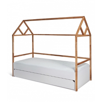 Slika Bellamy Lotta krevet kućica s ladicom 200 x 90 cm, bijeli 