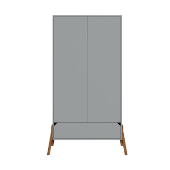 Prikažite detalje za Dvokrilni ormar sivi Lotta Bellamy Slika Dvokrilni ormar sivi Lotta Bellamy