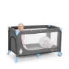 Slika Kinderkraft Joy putni krevetić, siva/plava 