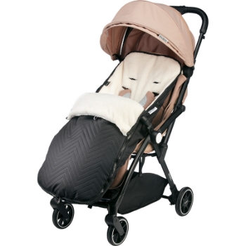 Prikažite detalje za Zimska vreća za kolica De Luxe crna Leclercbaby Slika Zimska vreća za kolica De Luxe crna Leclercbaby