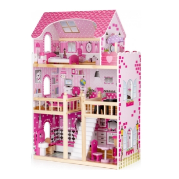 Prikažite detalje za Kuća za lutke Maryland s LED svijetlom Slika Kuća za lutke Maryland s LED svijetlom