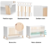 Slika Kinderkraft NICO krevetić za bebe, bijeli 