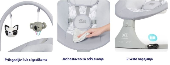 Slika Električna njihaljka LULI Kinderkraft