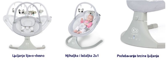 Slika Električna njihaljka LULI Kinderkraft