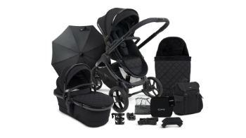 Prikažite detalje za Peach 7 kolica - DC CERIUM, black complete bundle iCandy  Slika Peach 7 kolica - DC CERIUM, black complete bundle iCandy