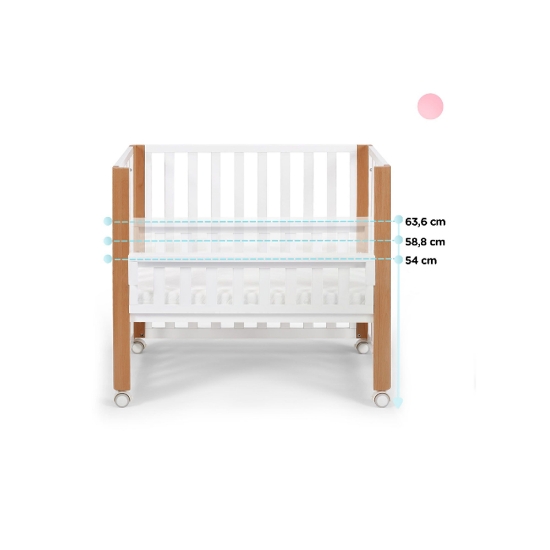 Slika Kinderkraft KOYA krevetić za bebe 4 u 1 + madrac 