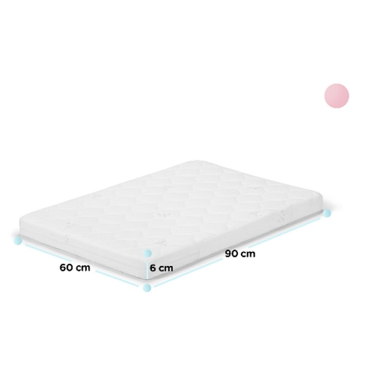 Slika Kinderkraft KOYA krevetić za bebe 4 u 1 + madrac 