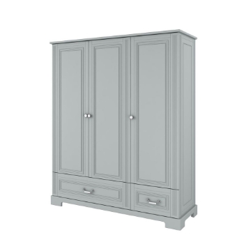 Prikažite detalje za Bellamy Ines ormar s 3 vrata, grey Slika Bellamy Ines ormar s 3 vrata, grey
