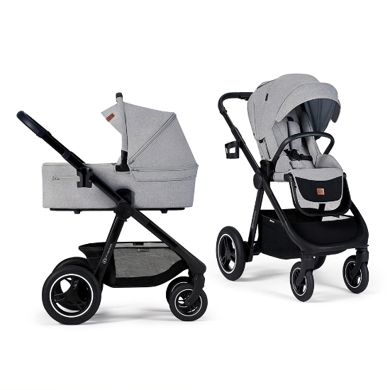 Slika Dječja kolica Everyday 2u1 light gray CZM Kinderkraft