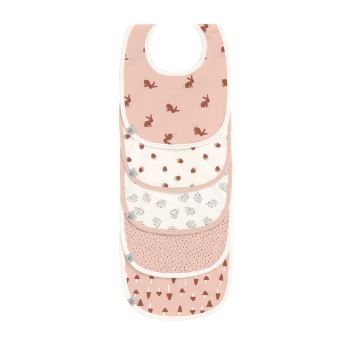 Slika Lässig Set Podbradnjaka 5 kom, Little Forest Zec