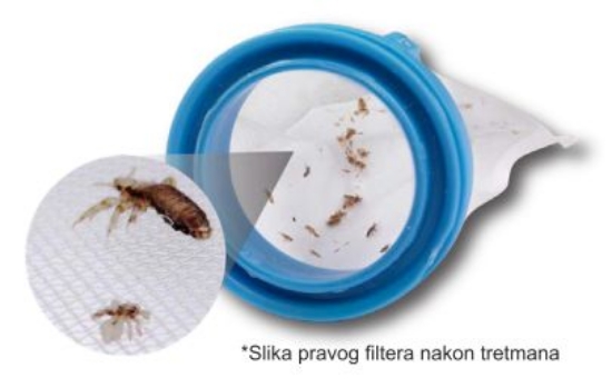 Slika Licetec V-Comb filteri za električni češalj/ usisavač, 8 kom