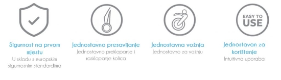 Slika Dječja kolica Kunert Molto Premium Gold, boja 03 3u1 B