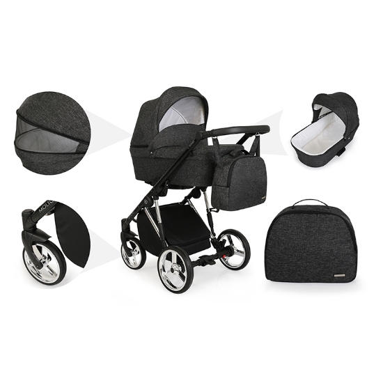 Slika Dječja kolica Kunert Molto Premium Gold, boja 04 3u1 B