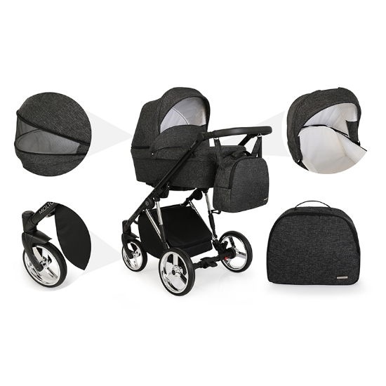 Slika Dječja kolica Kunert Molto Premium Gold, boja 04 3u1 B