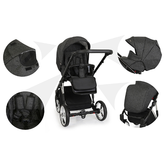 Slika Dječja kolica Kunert Molto Premium Gold, boja 04 3u1 B