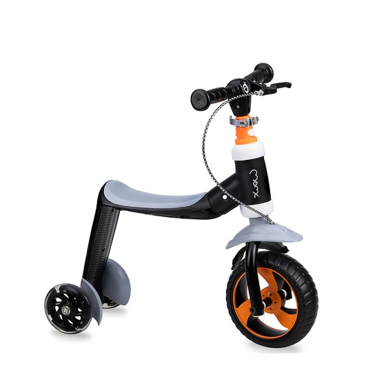 Slika MoMi ELIOS balans bicikl i romobil, orange 
