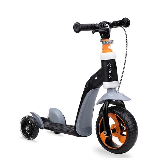 Slika MoMi ELIOS balans bicikl i romobil, orange 