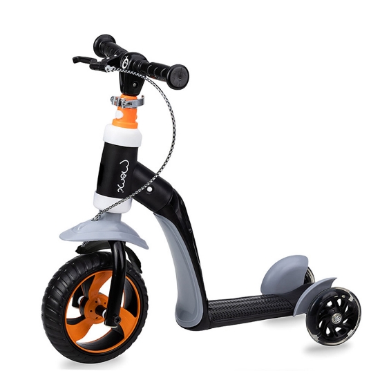 Slika MoMi ELIOS balans bicikl i romobil, orange 