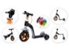 Slika MoMi ELIOS balans bicikl i romobil, orange 