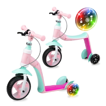 Slika MoMi ELIOS balans bicikl i romobil, pink 