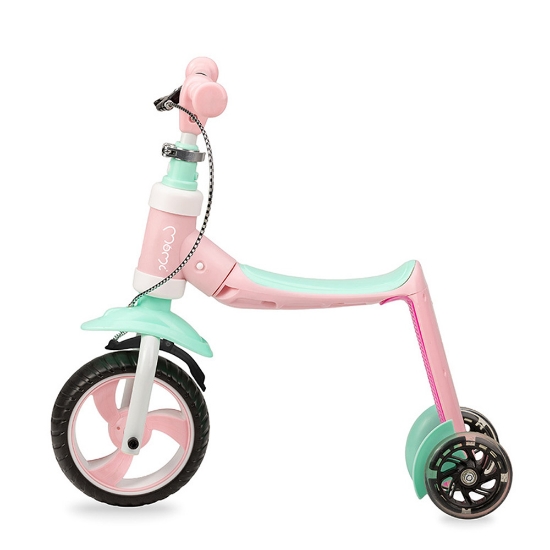 Slika MoMi ELIOS balans bicikl i romobil, pink 