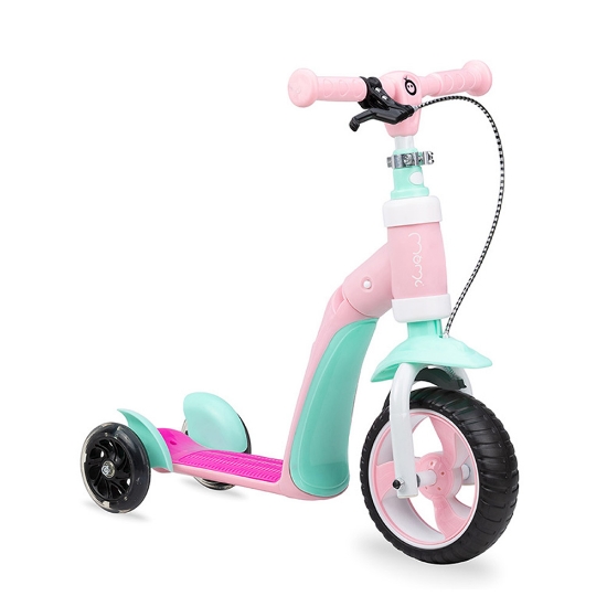 Slika MoMi ELIOS balans bicikl i romobil, pink 