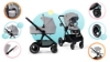 Slika Dječja kolica Everyday dark gray CZM 3u1 B Kinderkraft