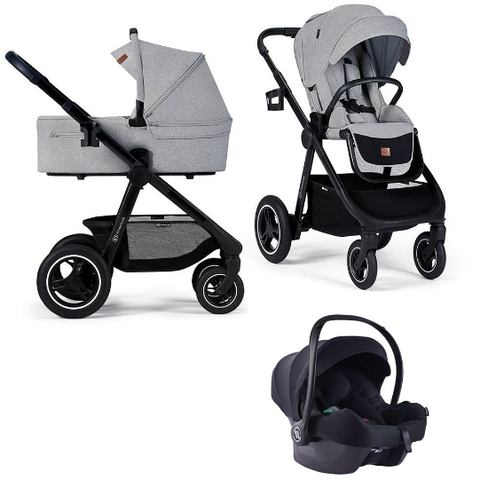 Slika Dječja kolica Everyday light gray CZM 3u1 B Kinderkraft