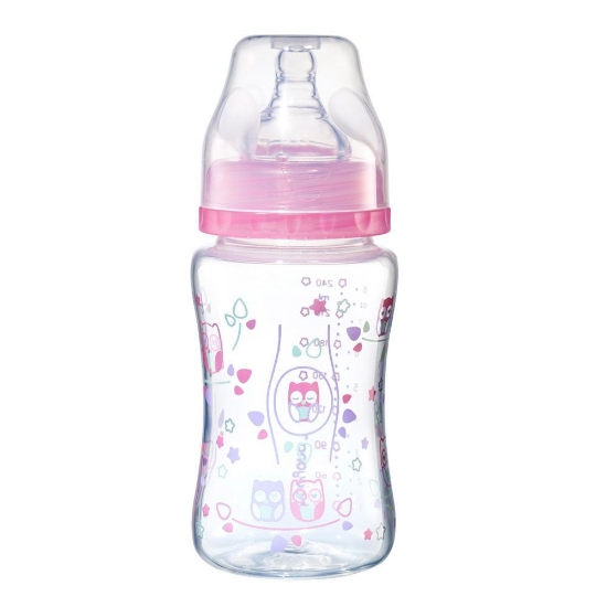 Slika Bočica antikolik 240 ml roza BabyOno