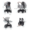 Slika Dječja kolica B-TOUR 3u1 light gray CZM Kinderkraft