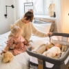 Slika Krevetić za bebe SMART BED 4u1 bež MoMi