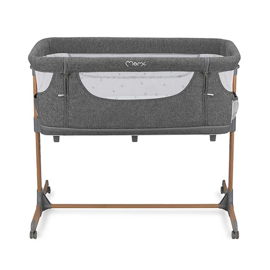 Slika MoMi SMART BED krevetić za bebe 4 u 1, siva 