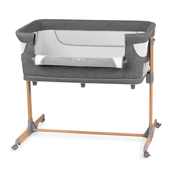 Slika MoMi SMART BED krevetić za bebe 4 u 1, siva 