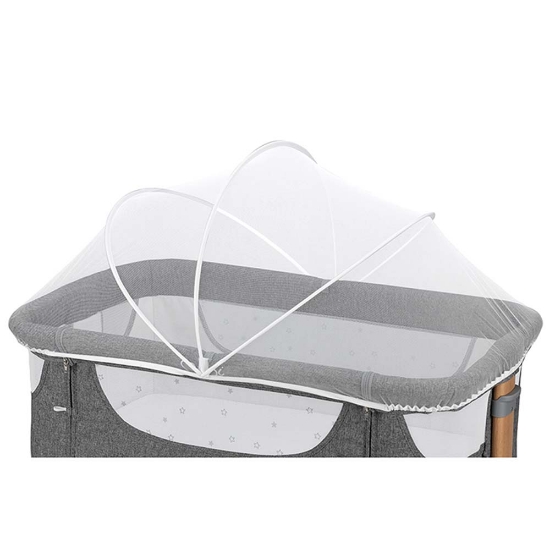 Slika MoMi SMART BED krevetić za bebe 4 u 1, siva 