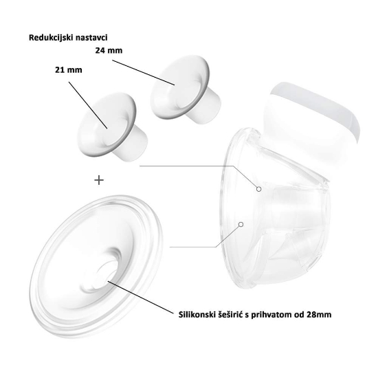 Slika Električna izdajalica Shelly hands free BabyOno