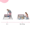 Slika Kinderkraft Movi sklopivi krevetić, roza