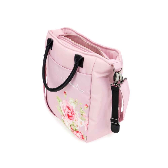 Slika Torba za pelene Influencer Monnalisa Antique Pink Leclercbaby